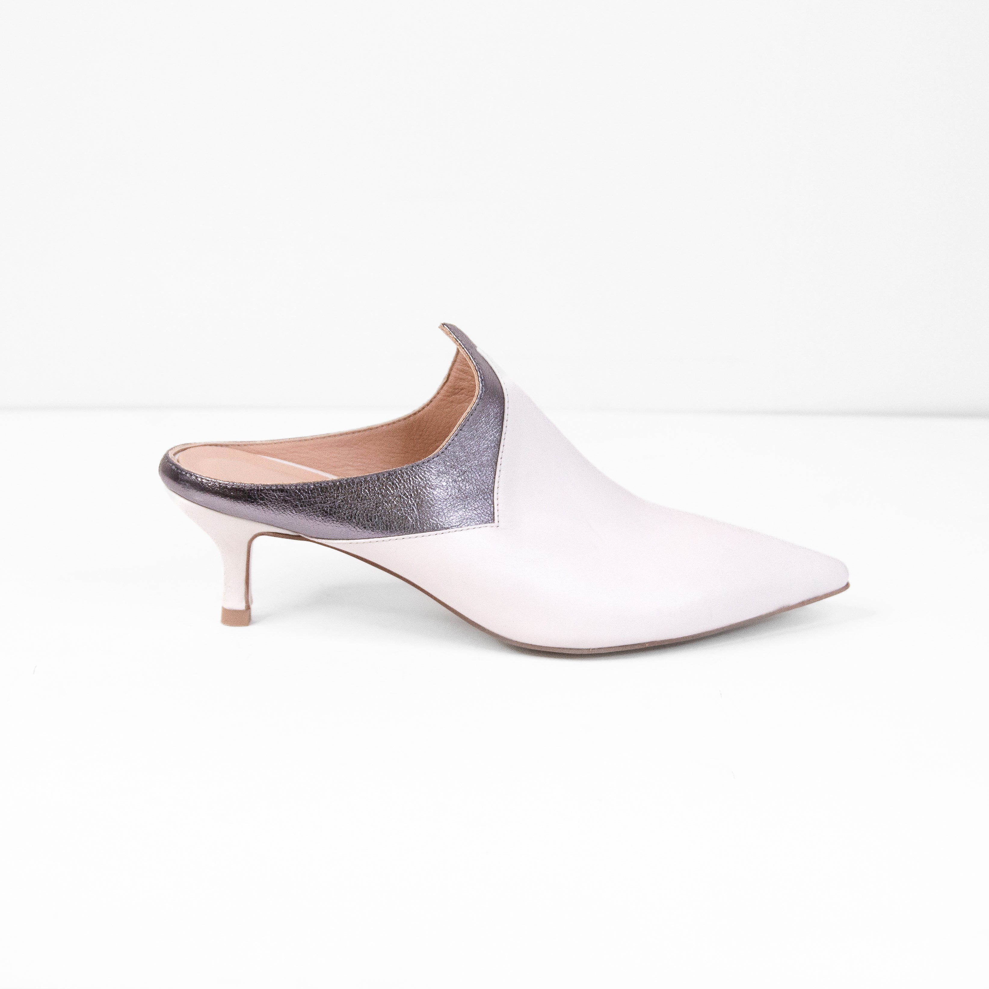 Vera cream heel - heel - THUNA