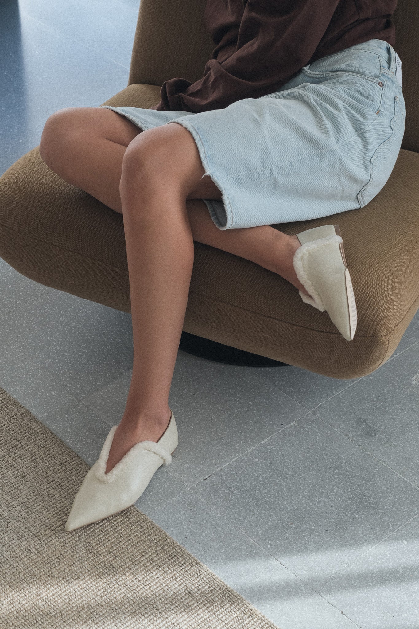 Mayar cream loafer