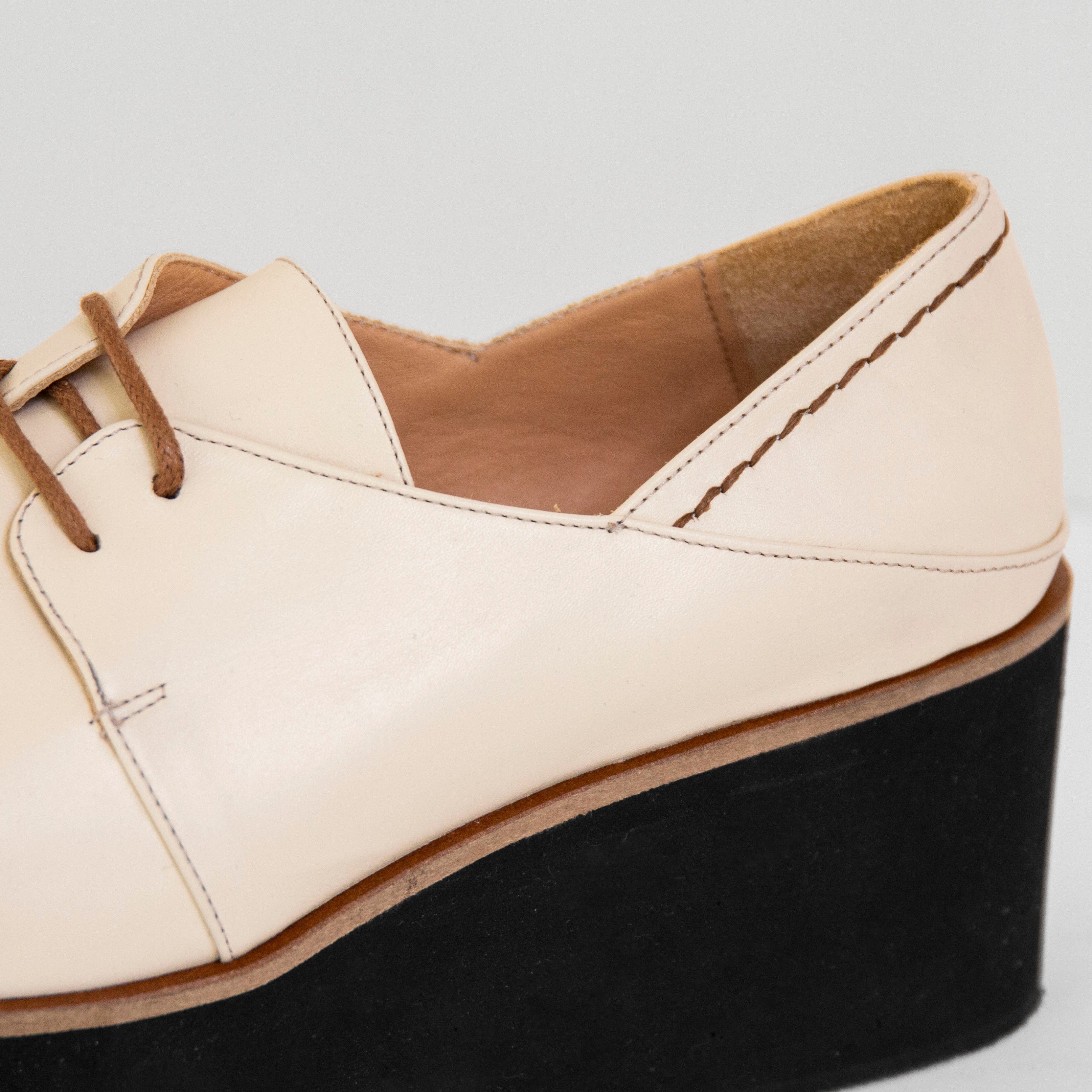 Lima cream platform - Shoes - THUNA