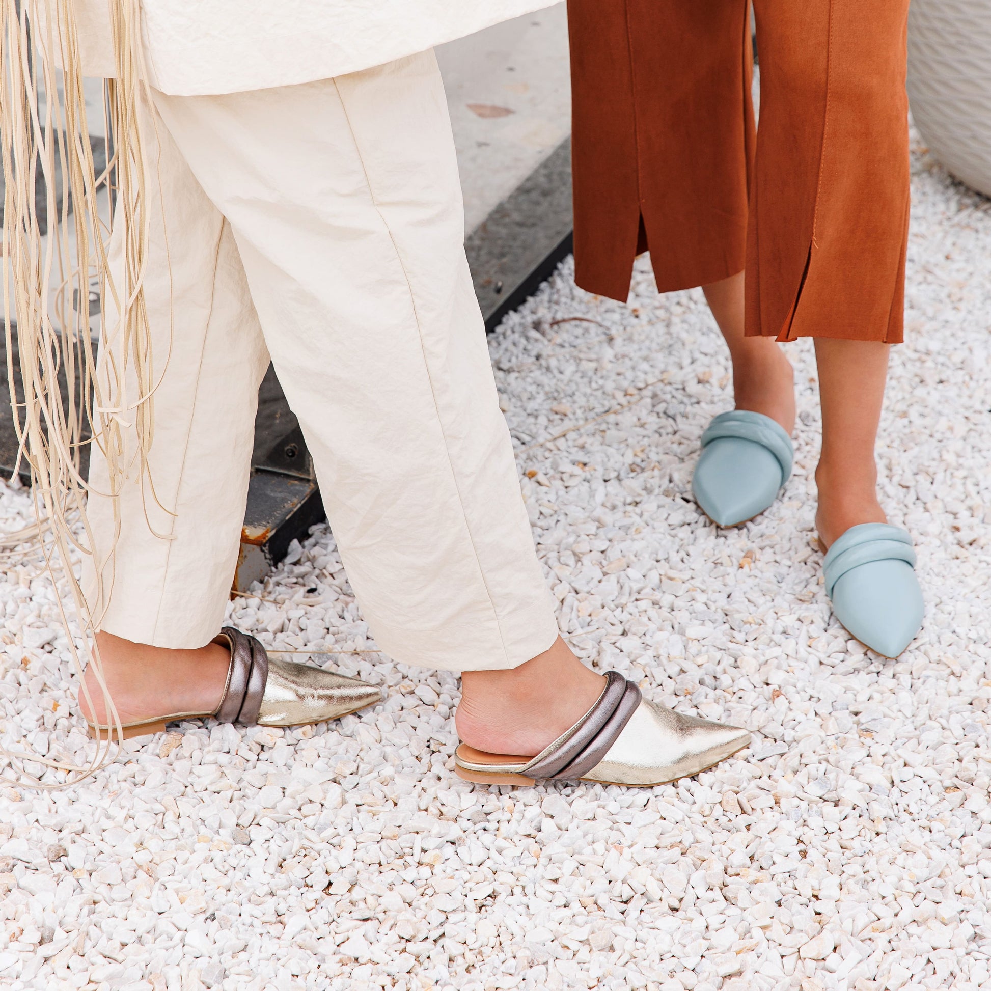 nai - blue - mule ramadan collection- kuwait- ksa- shoes