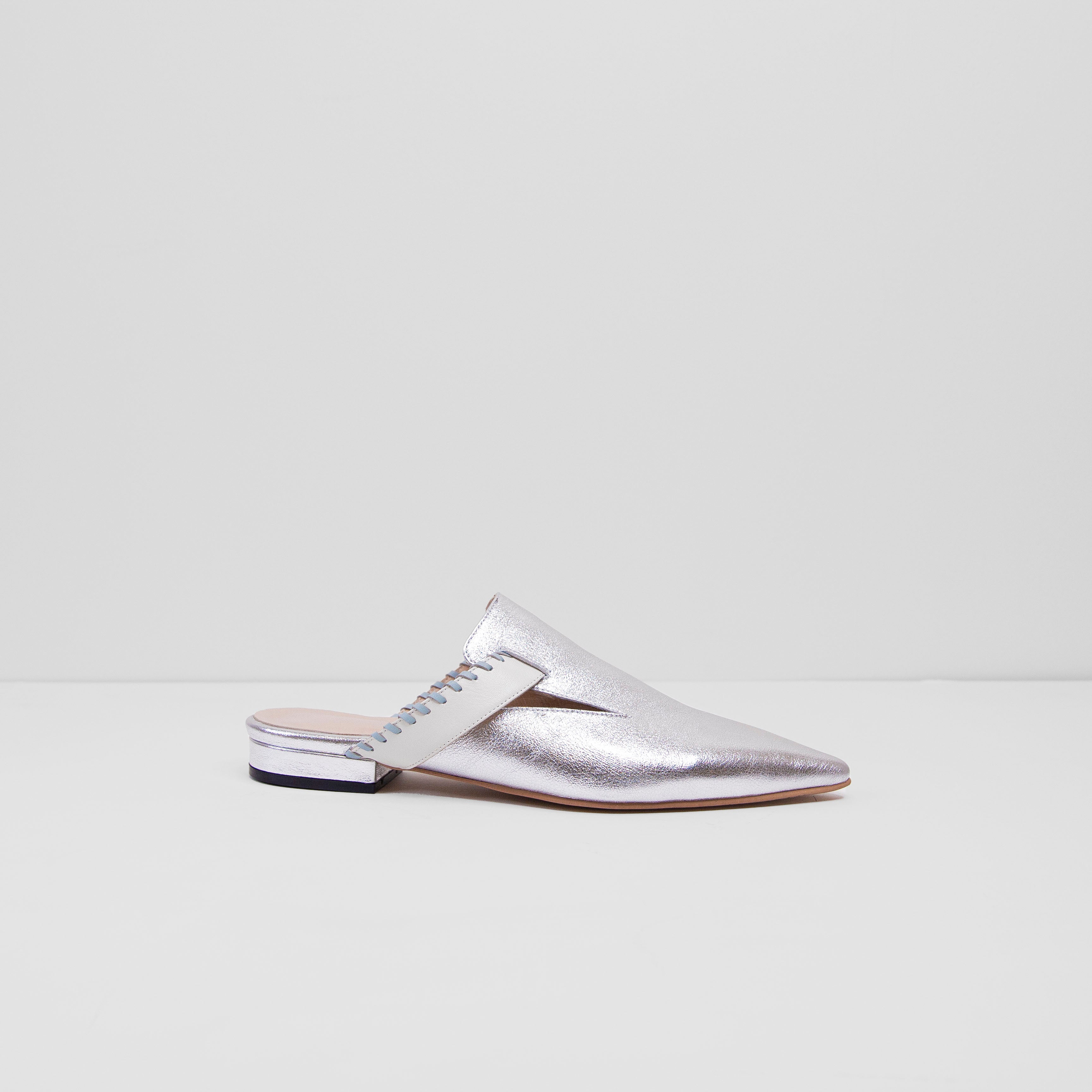 Nala silver mule - THUNA