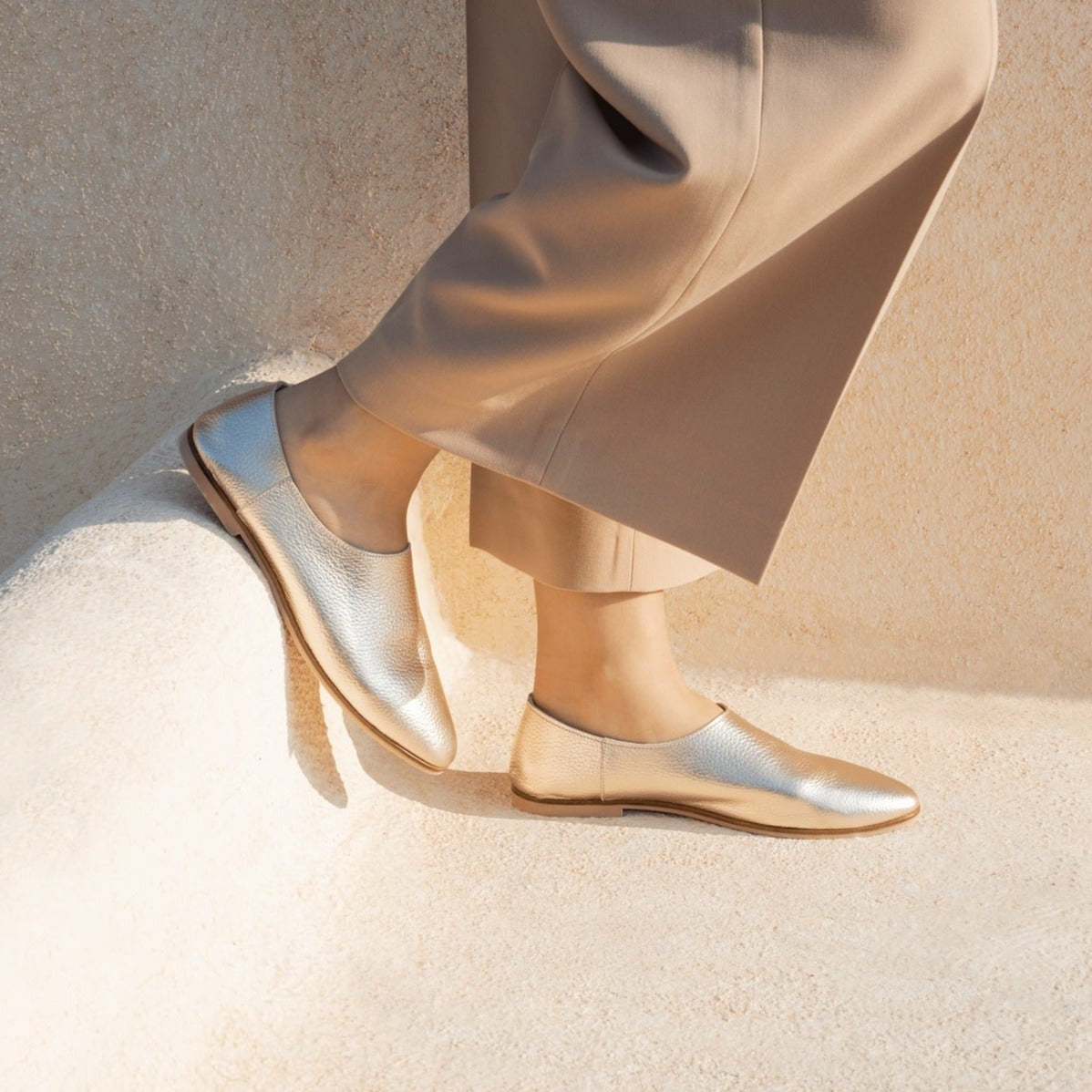 Adeela gold loafer collection name - kuwait - Ksa- shoes