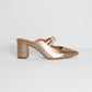 Lora gold heel