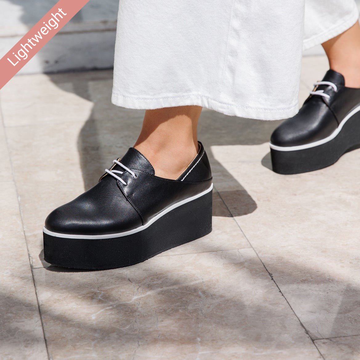 Lima black platform - Shoes - THUNA